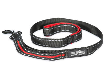 Trespaws Buster - Hundesnor 1 meter - Rød/Sort