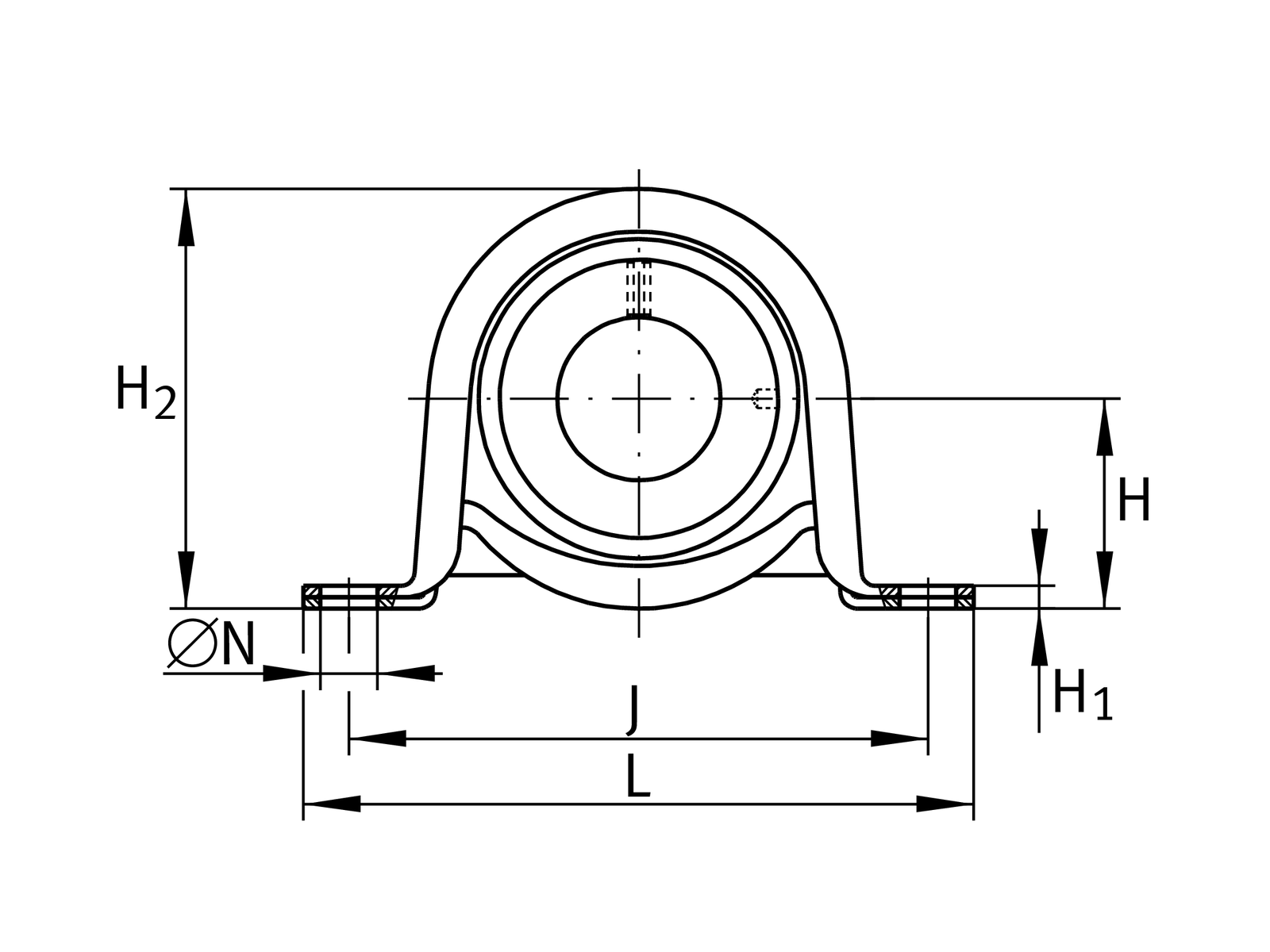 INA PBY30 PLUMMER BLOCK HOUSING UNIT M. Wilhelmsen A/S