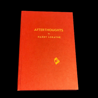 AFTERTHOUGHTS - Harry Lorayne