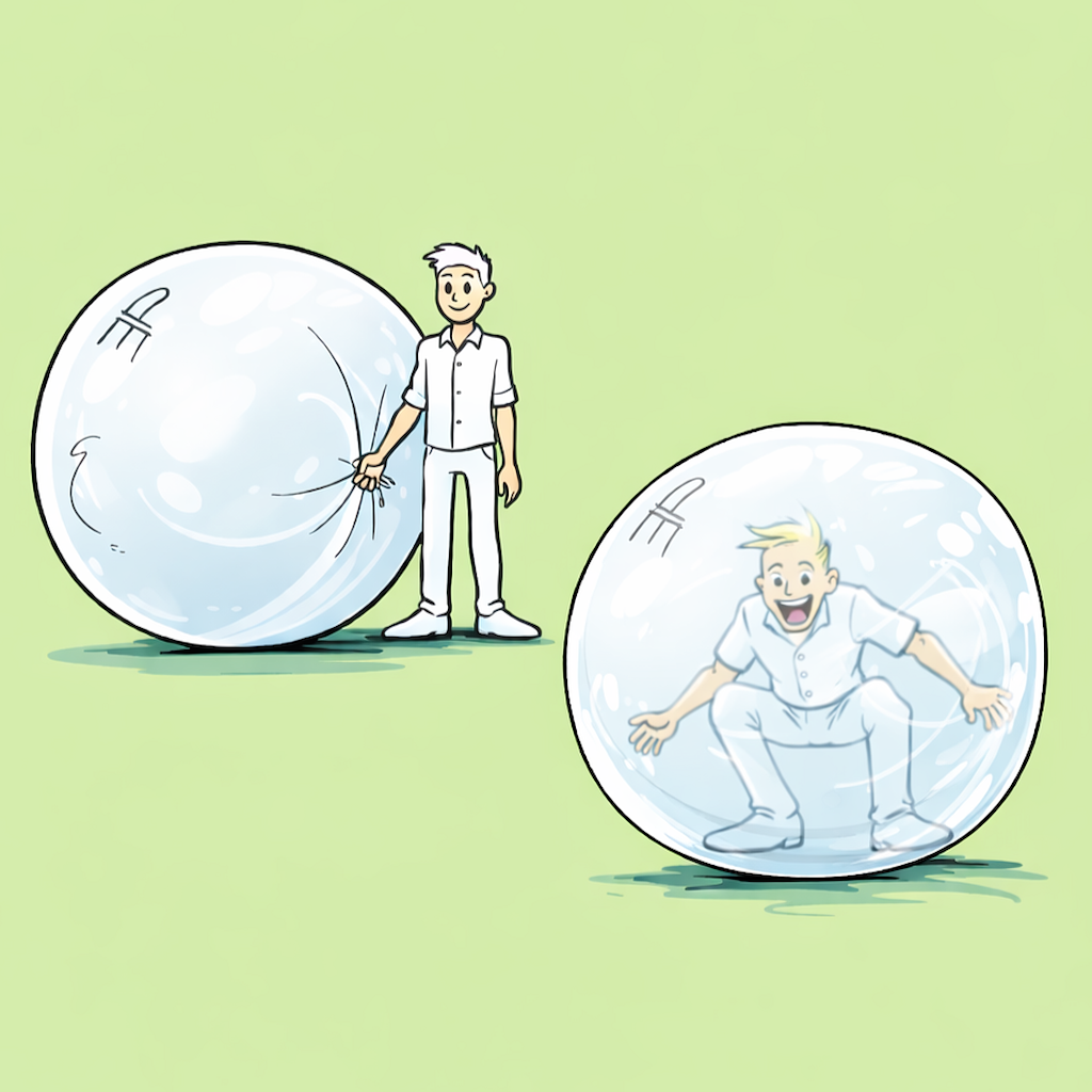 PROFESSIONAL CLIMB-IN BALLOON - 250 cm.