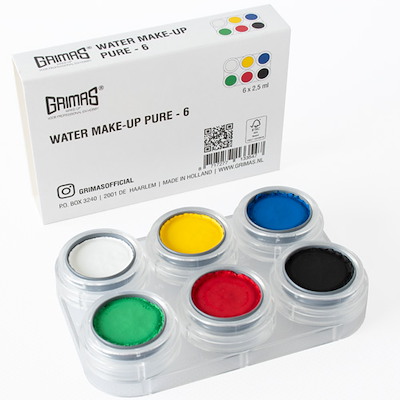 GRIMAS WATER MAKEUP PALETTE - 6 colours
