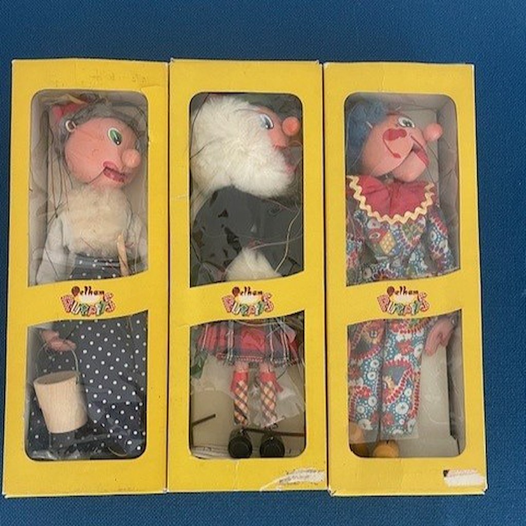 PELHAM PUPPETS 3 stk.