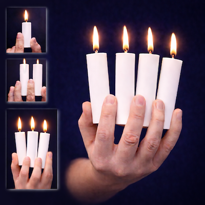 MULTIPLYING NESTED CANDLES - Tim Star
