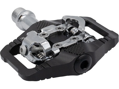 Bike Attitude MTB/Gravel Pedal - Alu - SPD - inkl Klamper - Sort