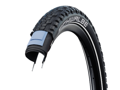 Schwalbe Johnny Watts LR tråddæk E-50 sort med refleks