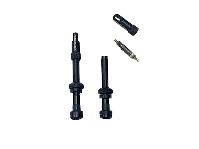 Vredestein Tubeless ventiler 2 stk. 50mm lang - sort