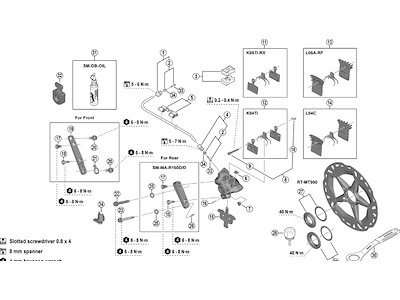 Shimano Dura Ace hætte til udluftningsstuds til bremsekaliber model BR-R9270