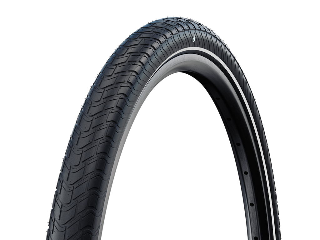 Schwalbe Motion Big Apple Tråddæk - 28x2,0 (50-622) - Sort Refleks - E-25