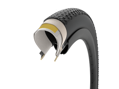 Pirelli Cinturato Gravel H TLR High performance Foldedæk 700x45c Sort