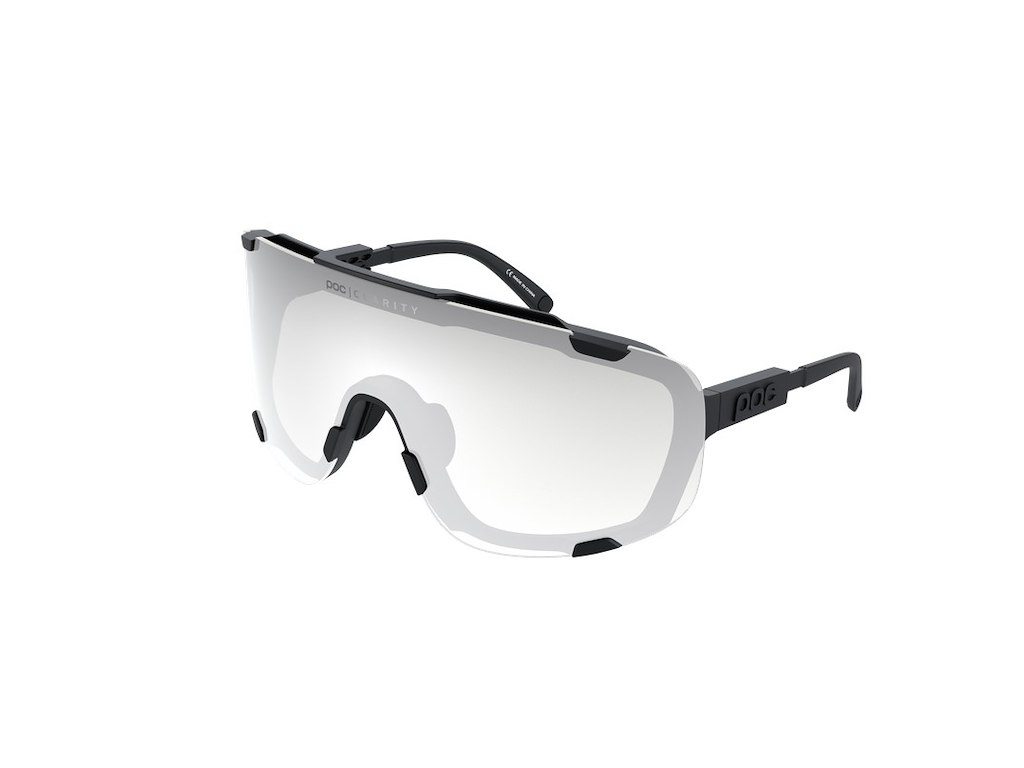 POC Devour Photocromic - Cykelbriller - Fotokromisk - Translucent Black/Clarity Photochromic