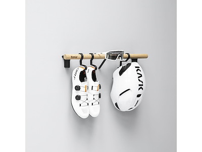 Tons Bar A - Knagerække til Cykelsko, Cykelbriller og Hjelm