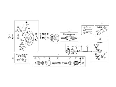 Shimano Nexave planethjul til IF-C530