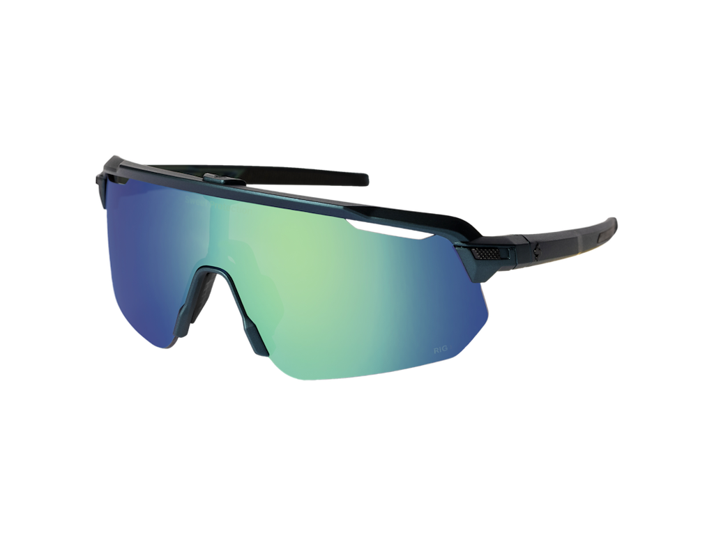 Sweet Protection Shinobi Rig Reflect - Cykelbrille - Emerald/Sea Metallic