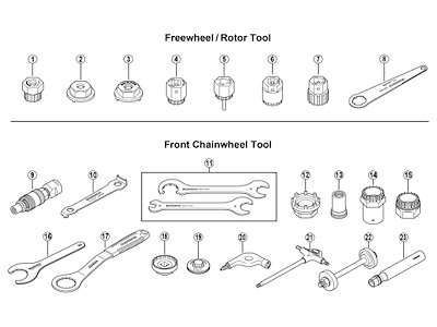 Shimano O-ringe til krankboksaftrækker model TLBB13 S-18