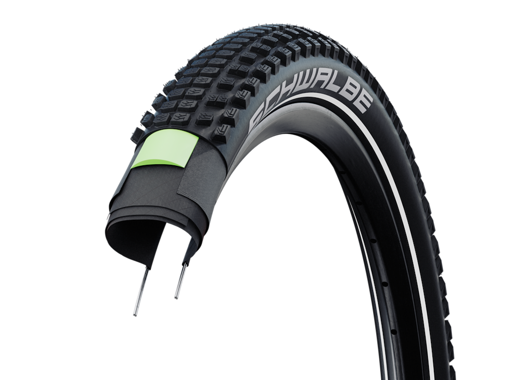 Schwalbe Johnny Watts 365 DD RaceGuard Tube Foldedæk 27,5x2,35 (60-584) E-50 Sort refleks