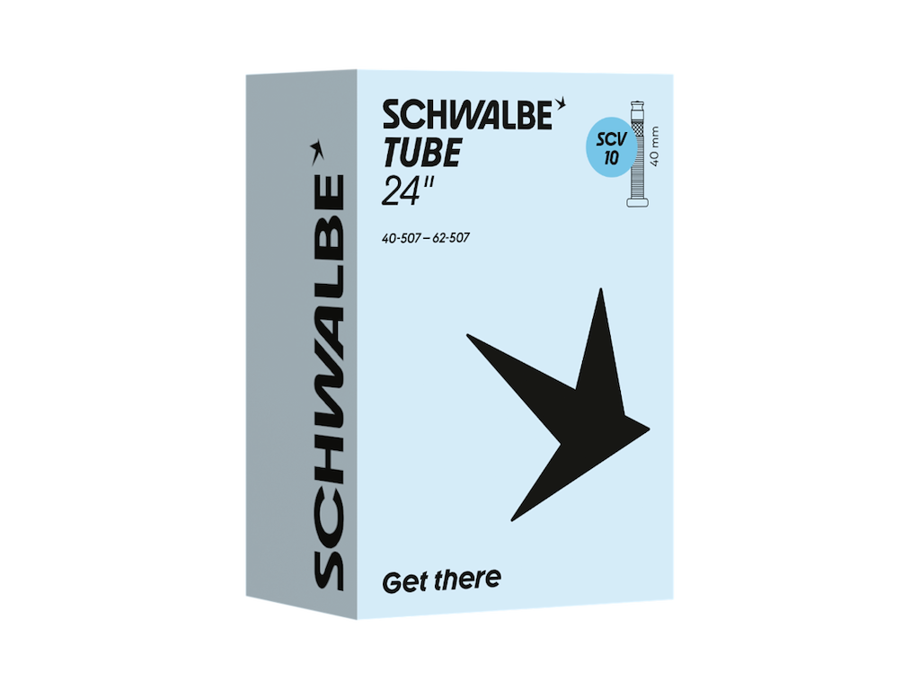 Schwalbe slange 24" (40/62-507) med SCV Clik ventil - SCV10