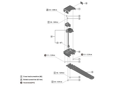 Shimano Steps nedre dæksel type A til BM-EN400