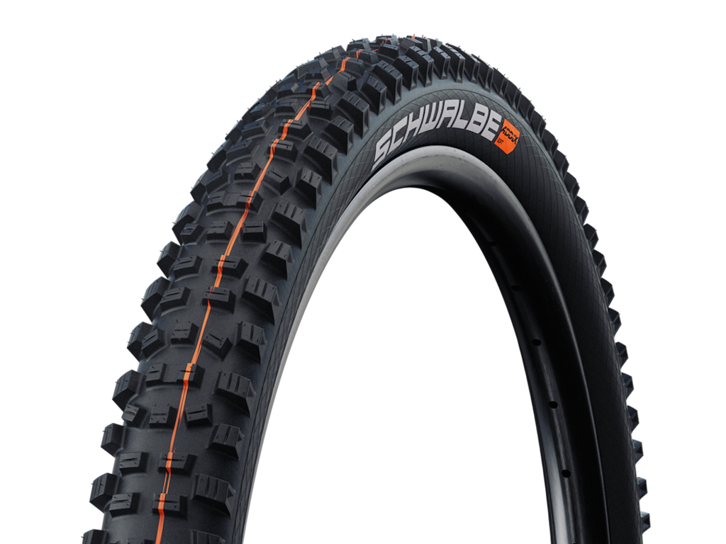 Schwalbe Hans Dampf Super Gravity TLE soft foldedæk E-25 - Sort