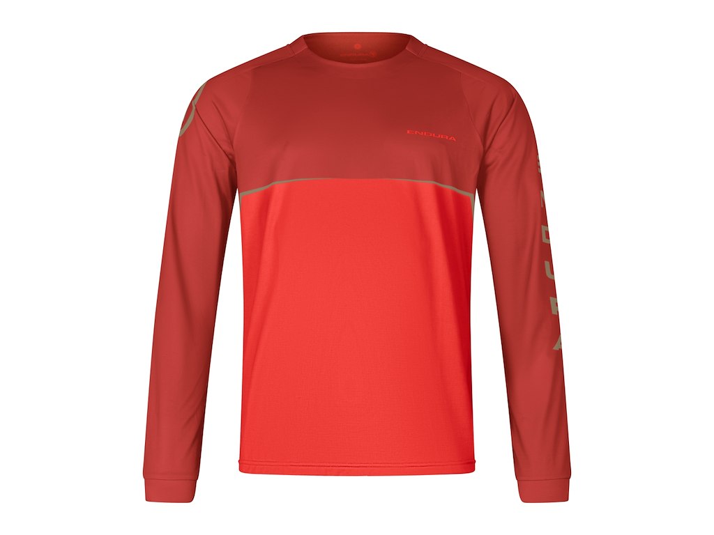 Endura - CORE PRINTED TEE - Cykeltrøje - Lange ærmer 