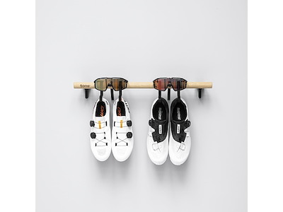 Tons Bar E - Knagerække til 2x Cykelsko og 2x Cykelbriller