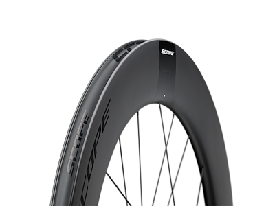 Scope R8.T Disc forhjul Carbon 700c 85mm fælg - Black decals - 2026