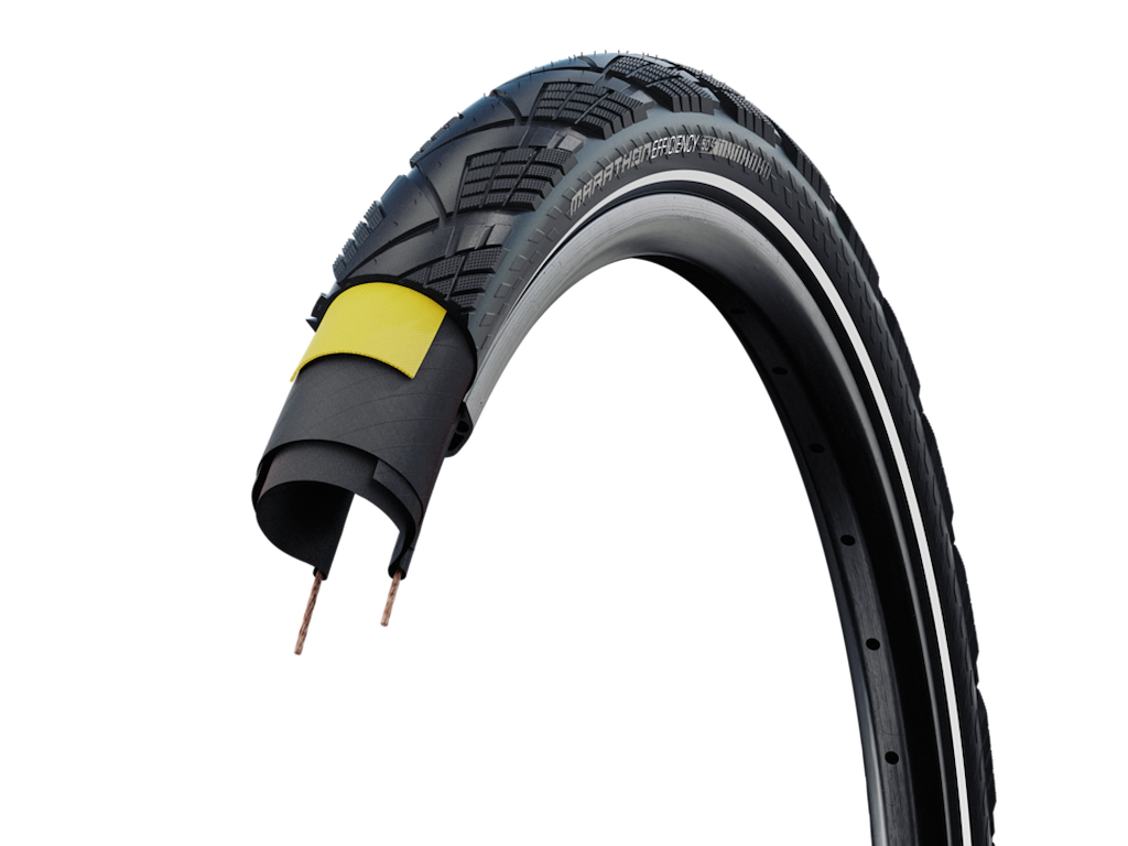 Schwalbe Marathon Efficiency foldedæk 28x1,70 (45-622) med refleks
