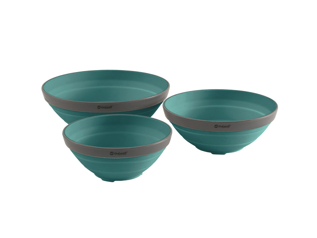 Outwell Collaps Bowl Set - Foldbar skål - Blå thumbnail
