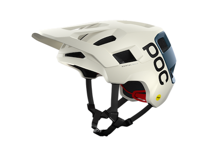 POC Kortal Race MIPS - Cykelhjelm - Seletine Off-White/Calcite Blue - Str. 55-58 cm