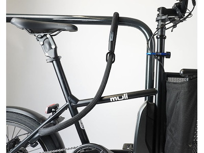 Texlock MATE  - Cykellås - Tekstillås - Sort -  Str. 120 cm