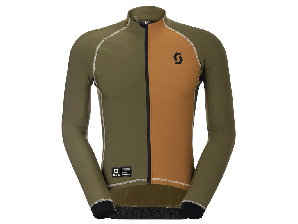 SCOTT RC Pro Warm LS Remix Jersey - Cykeltrøje - Herre