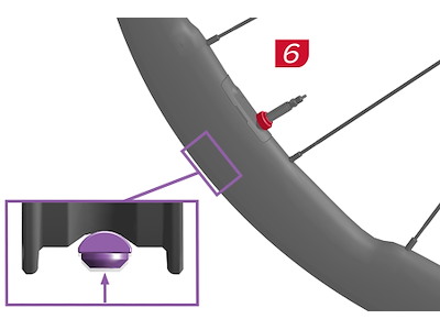 ZIPP Spare part Ventil kit sort til 303 SW A1 og 353 NSW B1