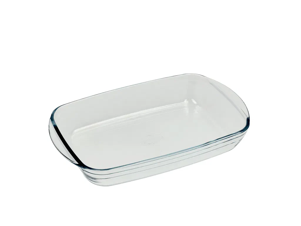 Gratinfad,glas firk. 32x20cm