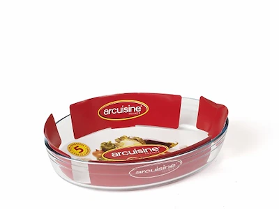 Gratinfad,glas ovalt      30 X 21 cm