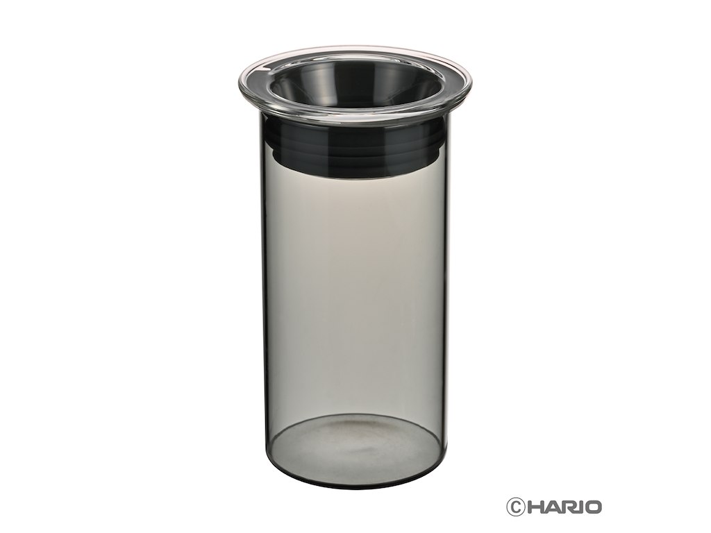 Hario COLORS glasbeholder til te/kaffe, grå, 400 ml.