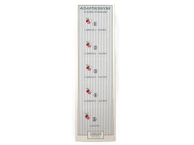 Chokolade Compagniets Adventskalender m. 10 Valrhona chokolader