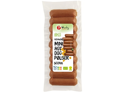 Wheaty vegansk mini hotdog 8x200g