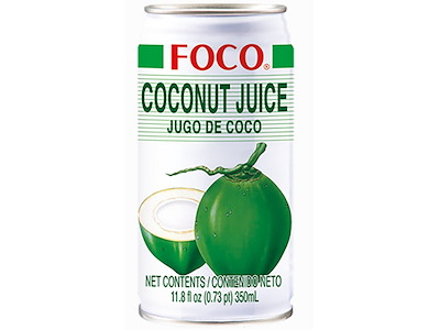 FOCO Coconut juice drink 24x350ml 