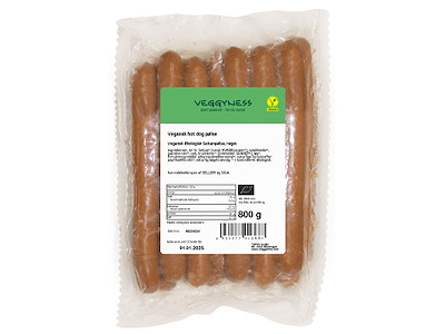 Wheaty vegansk hotdog pølse 10x0,8kg