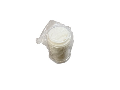 Plastlåg hvid 80mm/8oz 50stk