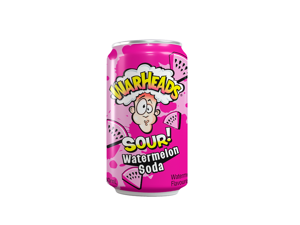 Warheads Sour! Watermelon Soda 330 ml