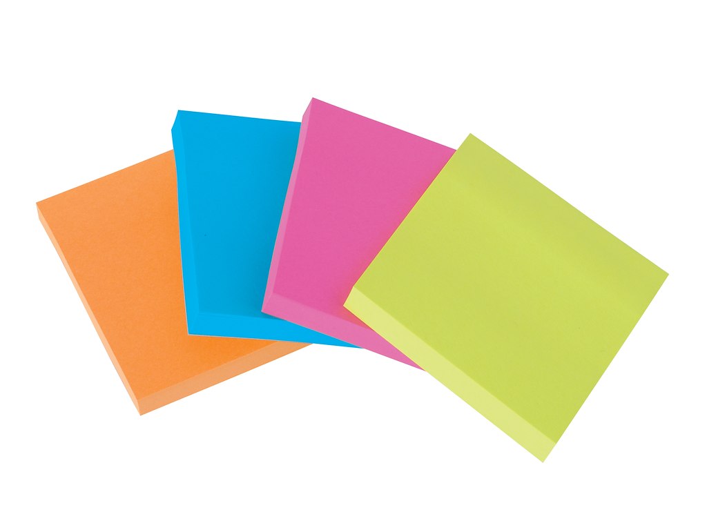 Post-it Super Sticky 76x76mm ass 24 stk (654)