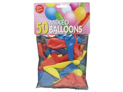 BALLONER ASS. 50 STK.