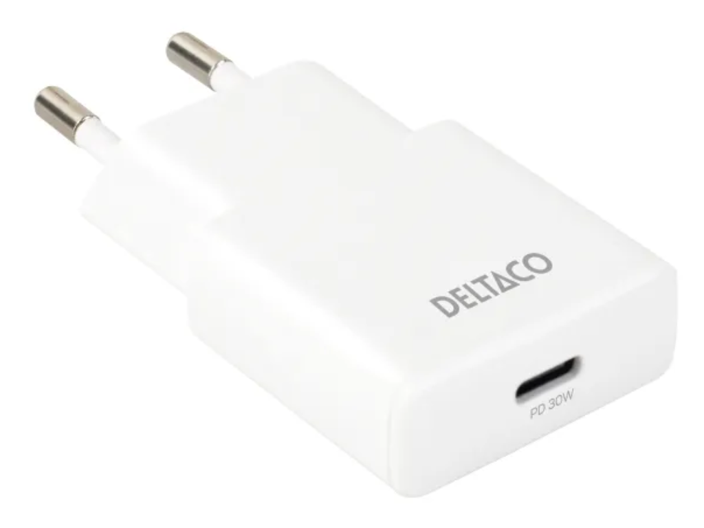 USB-C wall charger, 1x USB-C PD 30 W