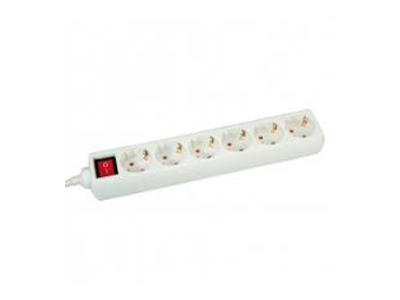 STRØMSKINNE MED 6 UDTAG 3-PIN