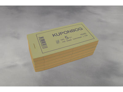 Kuponbog Hvid