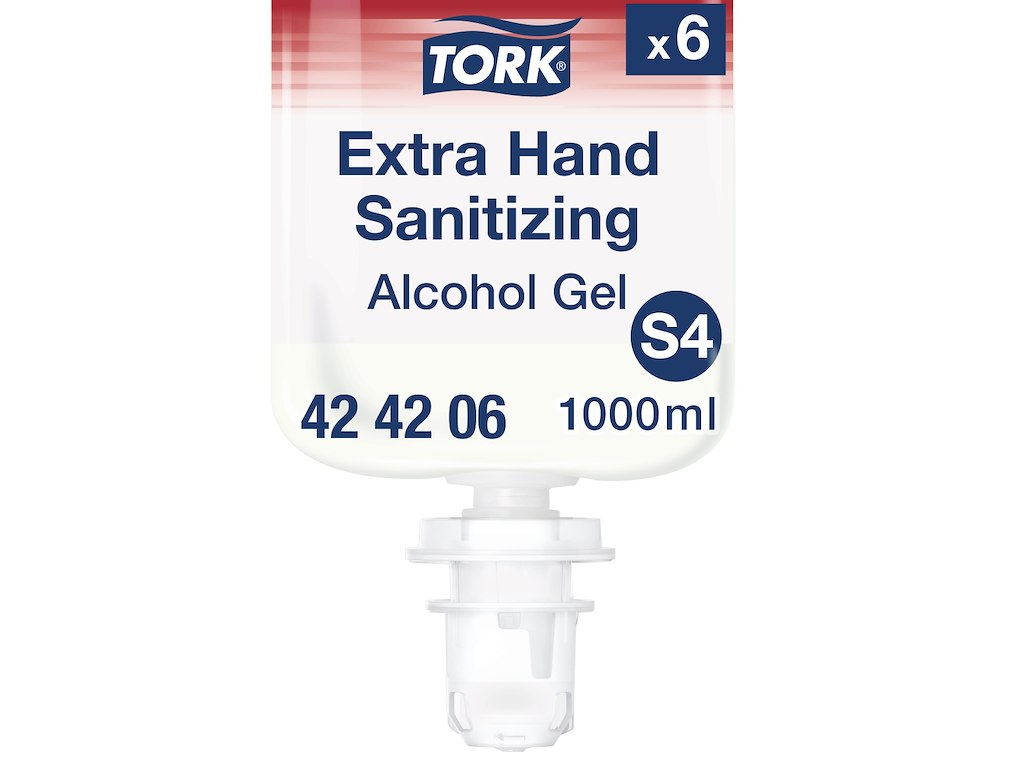 Hånddesinfektion Tork S4 424206 gel 6x1000 ml 