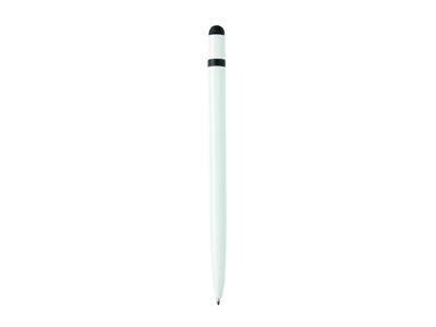 Slim aluminium stylus pen, hvid