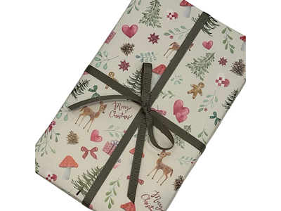 Gavepapir | Jul | Mistletoe | By Annemette Voss | 57 cm x 120 m