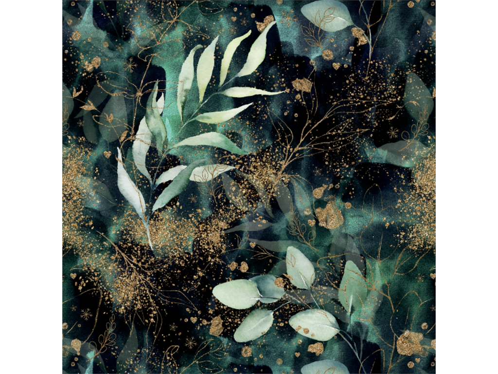 Gavepapir | Lux Green| 57 cm x 120 m