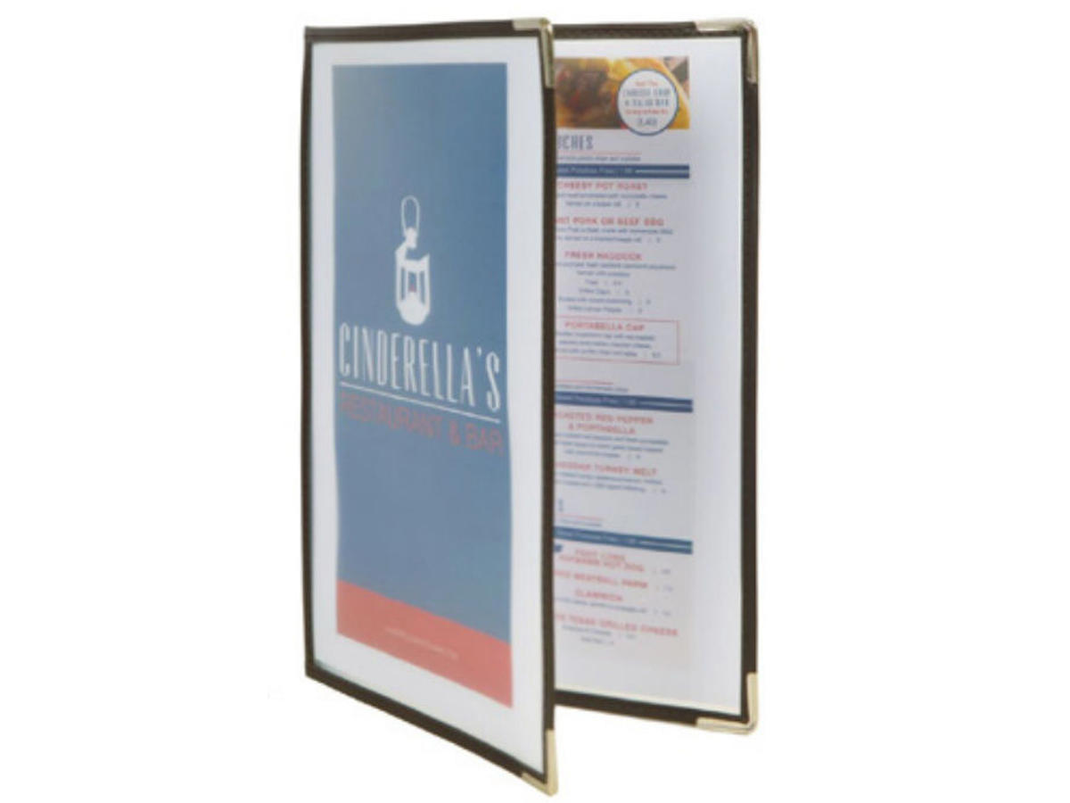 Menukort holder A4 Hertels